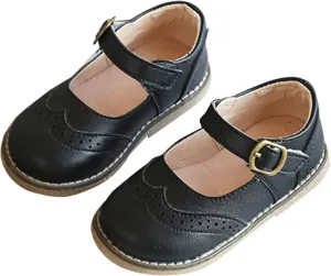 Baby Girls Dress Shoes Mary Jane Ballet Flats Flower Toddler Dress Shoes School Party Wedding Shoes