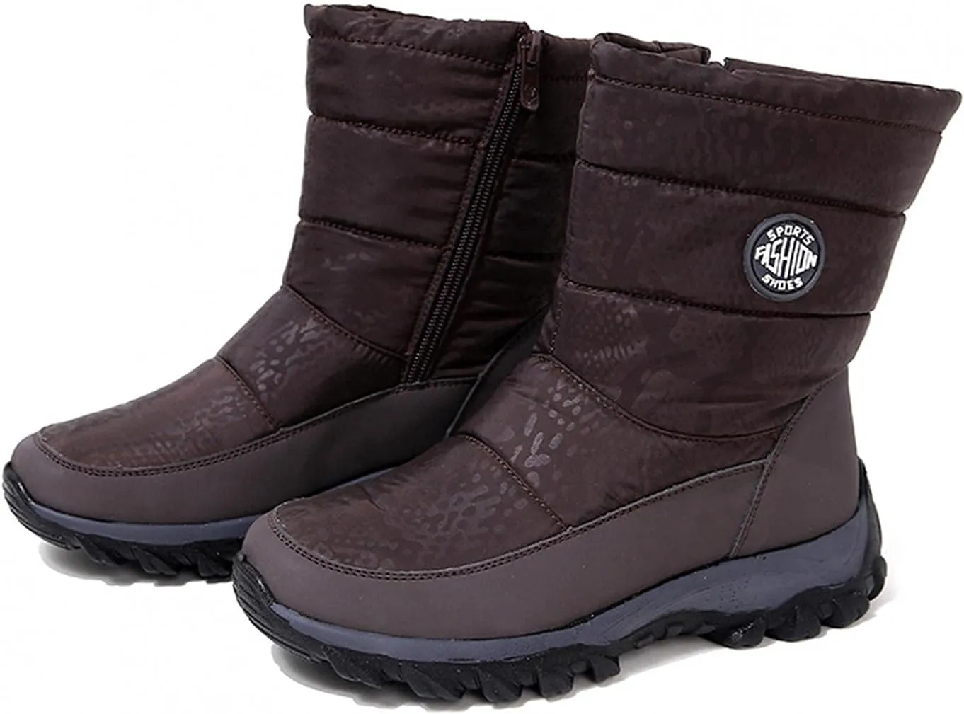 Bcshiye Women's Winter Snow Boots Fashion Outdoor Mid Calf Boot Waterproof Lightweight Warm Anti Slip Ankle Booties