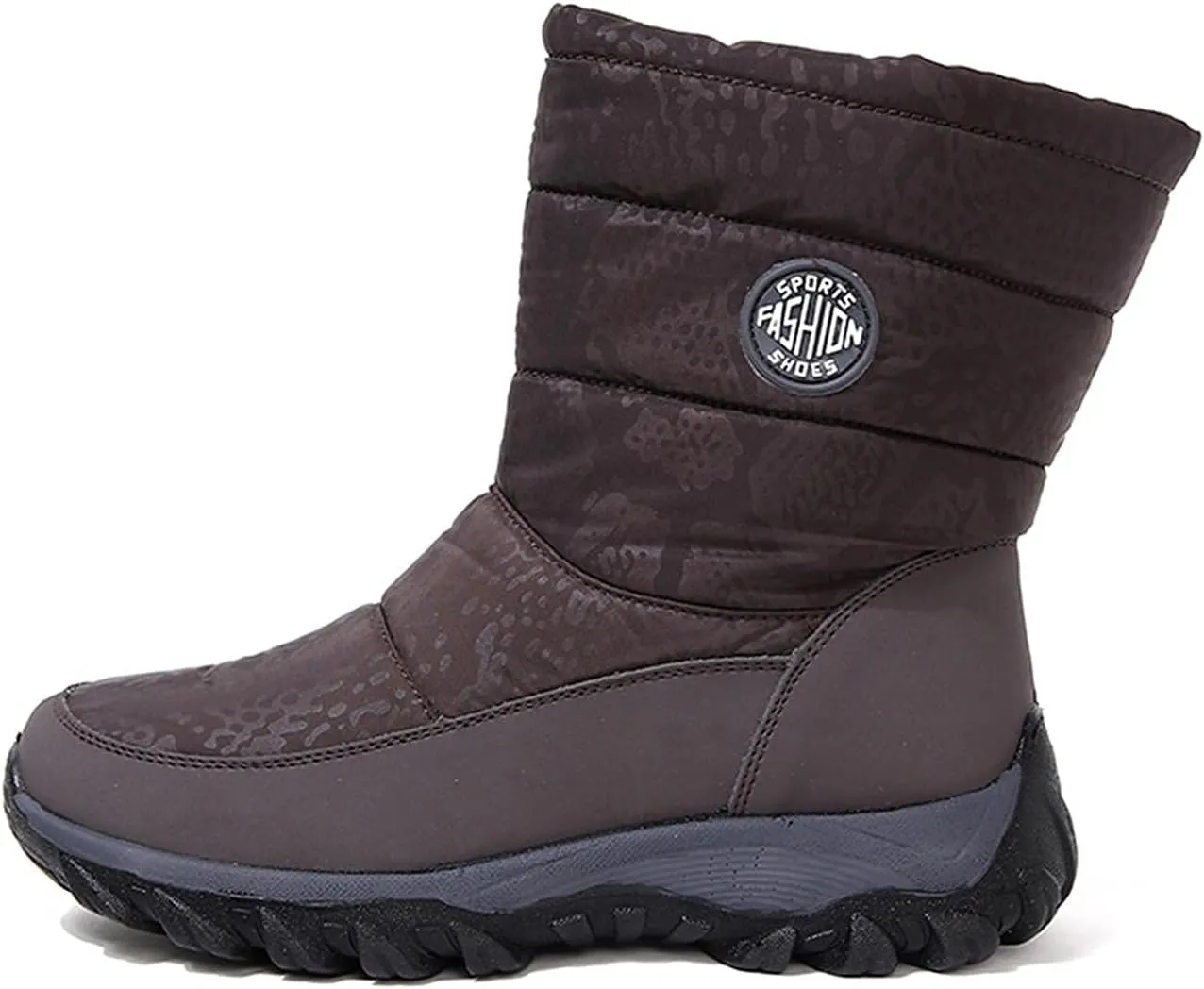 Bcshiye Women's Winter Snow Boots Fashion Outdoor Mid Calf Boot Waterproof Lightweight Warm Anti Slip Ankle Booties
