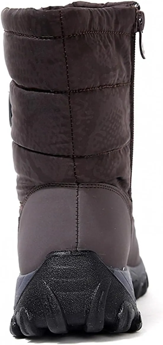 Bcshiye Women's Winter Snow Boots Fashion Outdoor Mid Calf Boot Waterproof Lightweight Warm Anti Slip Ankle Booties