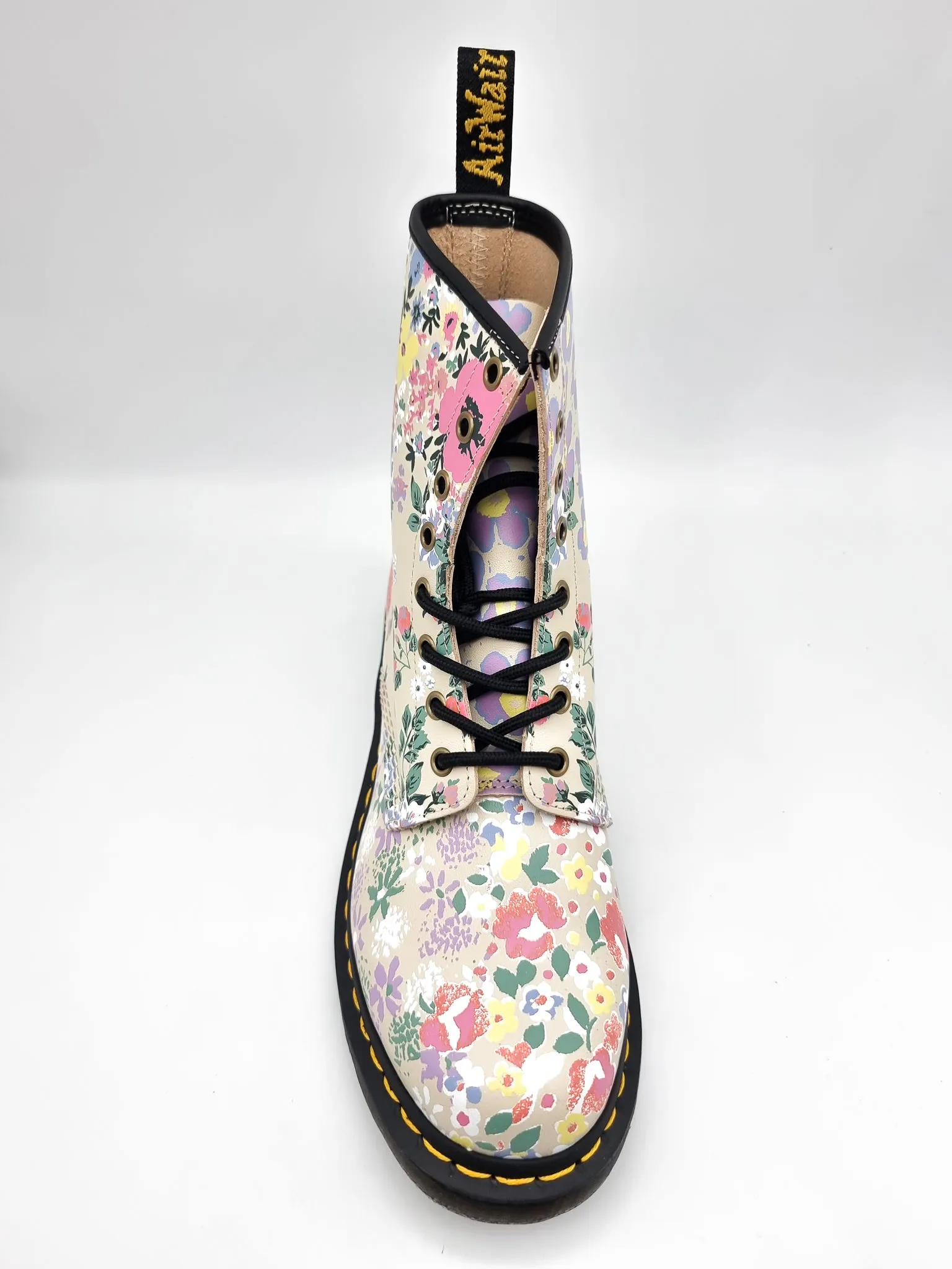 DR. MARTENS 1460 FLORAL MASH-UP CREAM