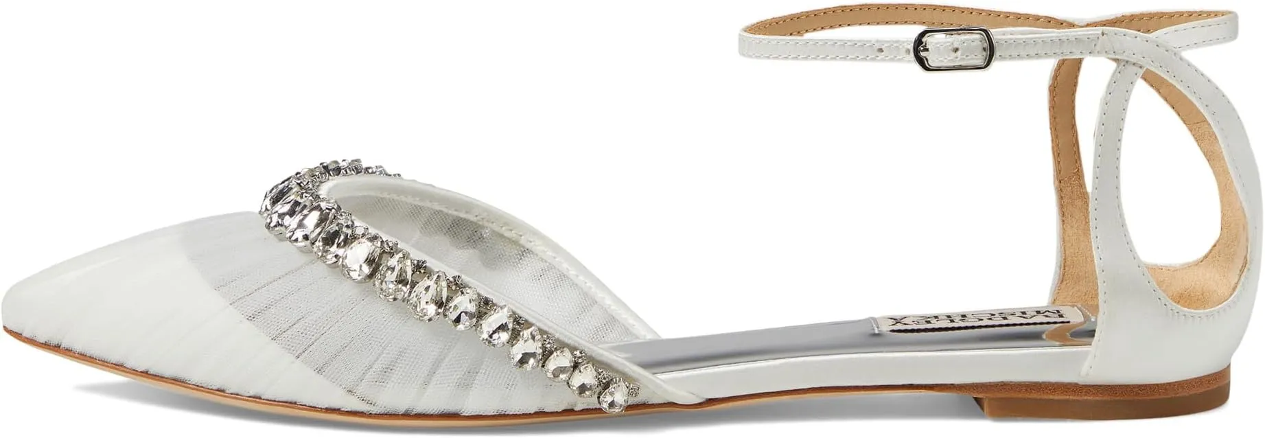 Evelynn Badgley Mischka Flats, Soft White
