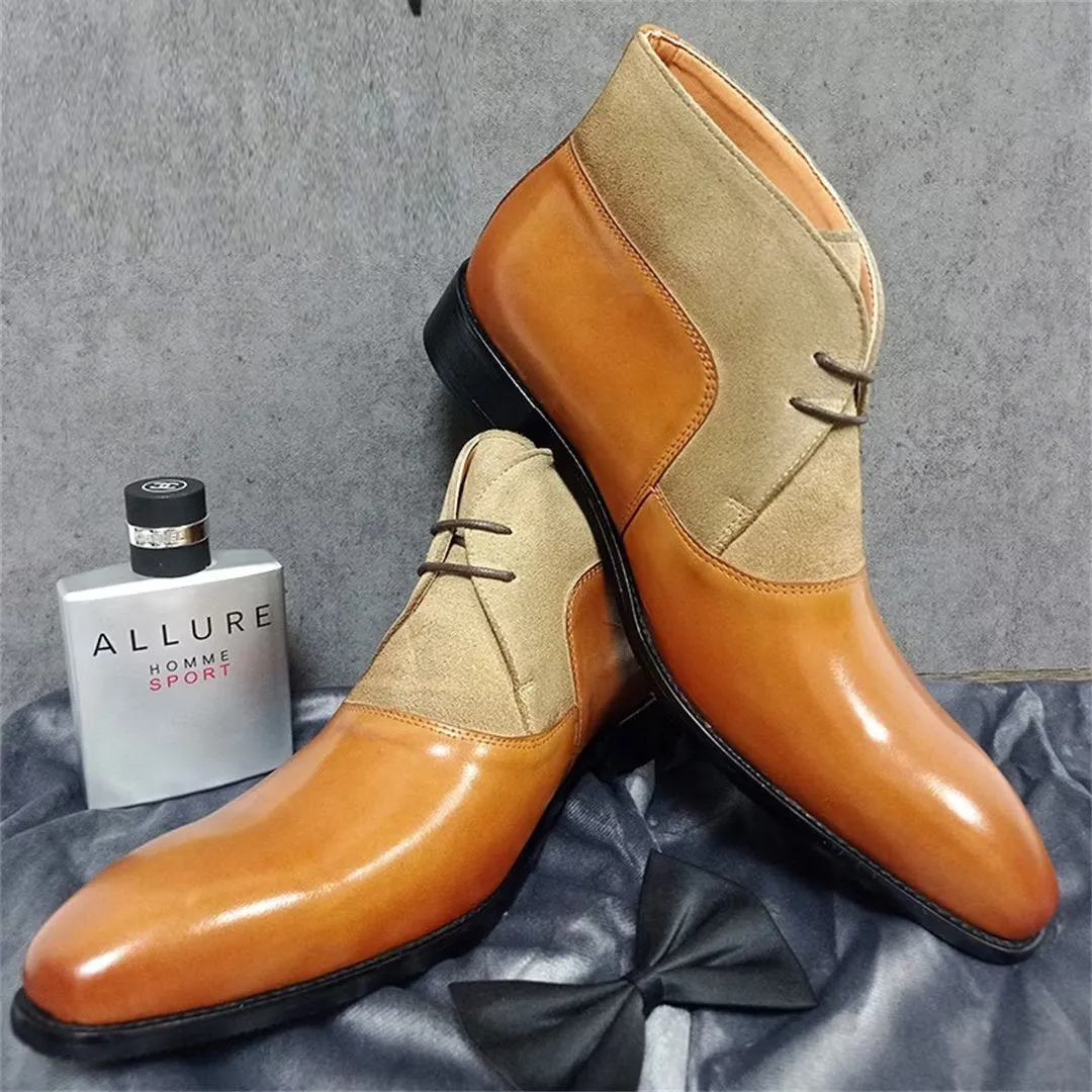 GlideNoble Genuine Leather Ankle Boots