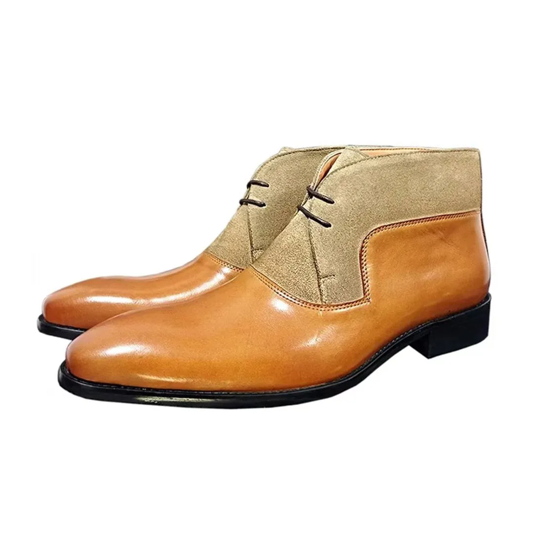 GlideNoble Genuine Leather Ankle Boots