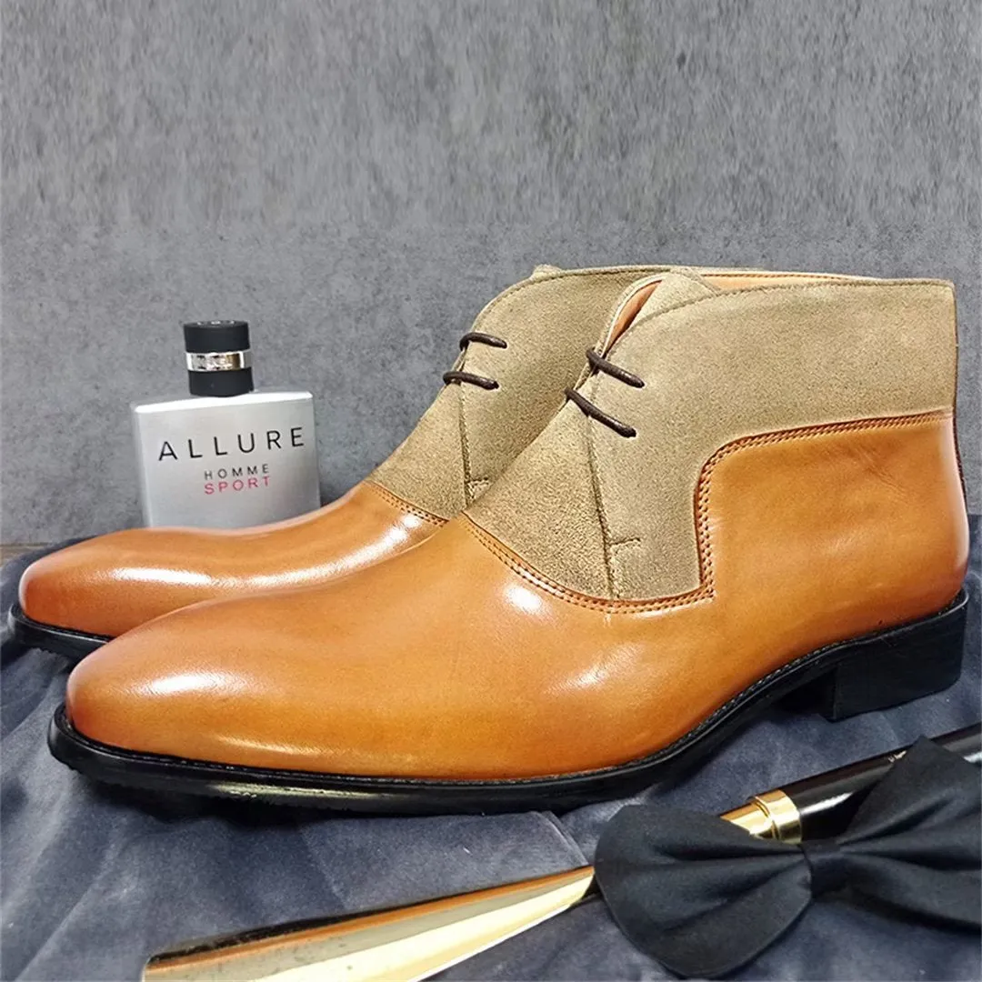GlideNoble Genuine Leather Ankle Boots