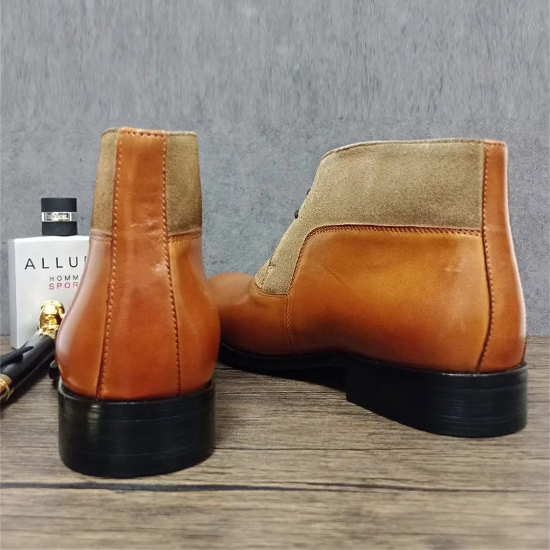 GlideNoble Genuine Leather Ankle Boots