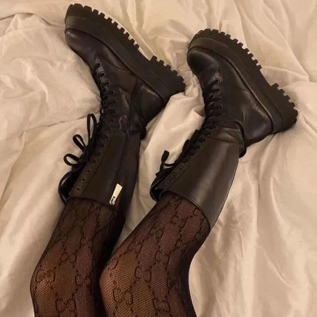 HIGH PLATFORM BOOTS