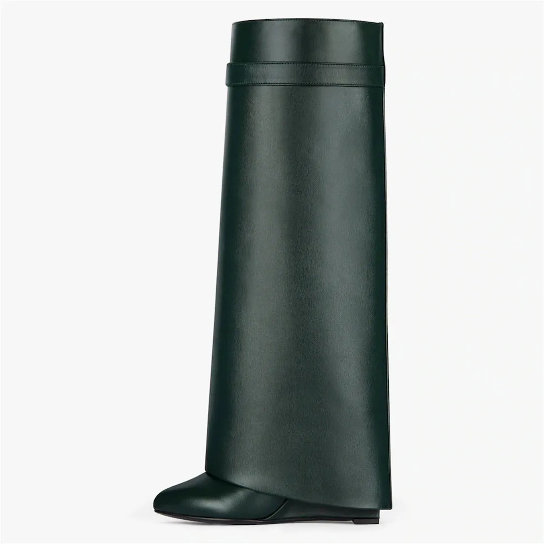 LeatherLux Modish Autumn Tall Boots