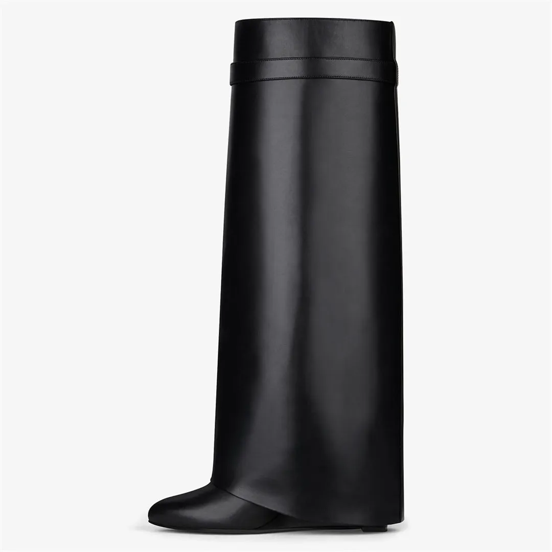 LeatherLux Modish Autumn Tall Boots