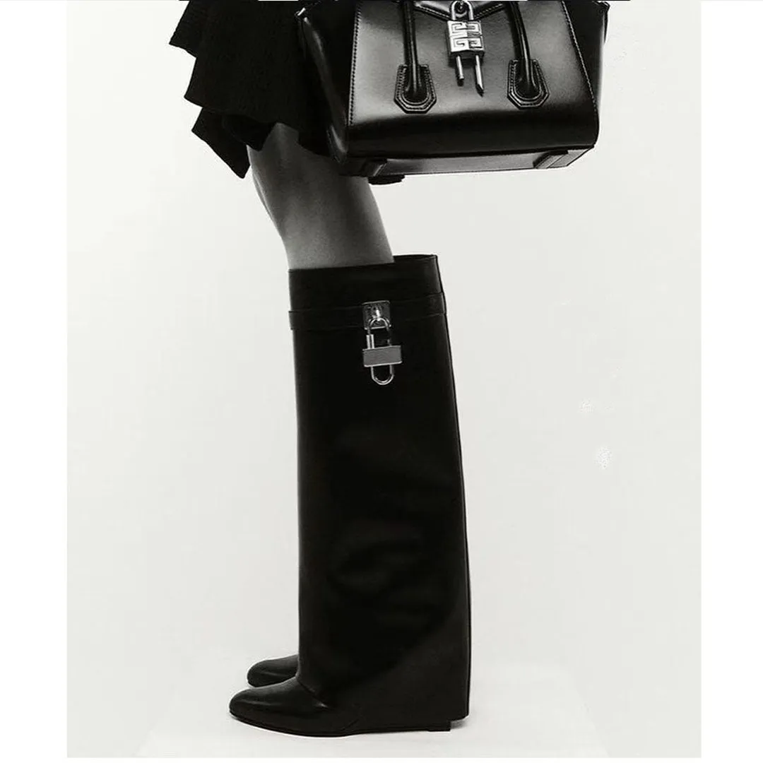 LeatherLux Modish Autumn Tall Boots