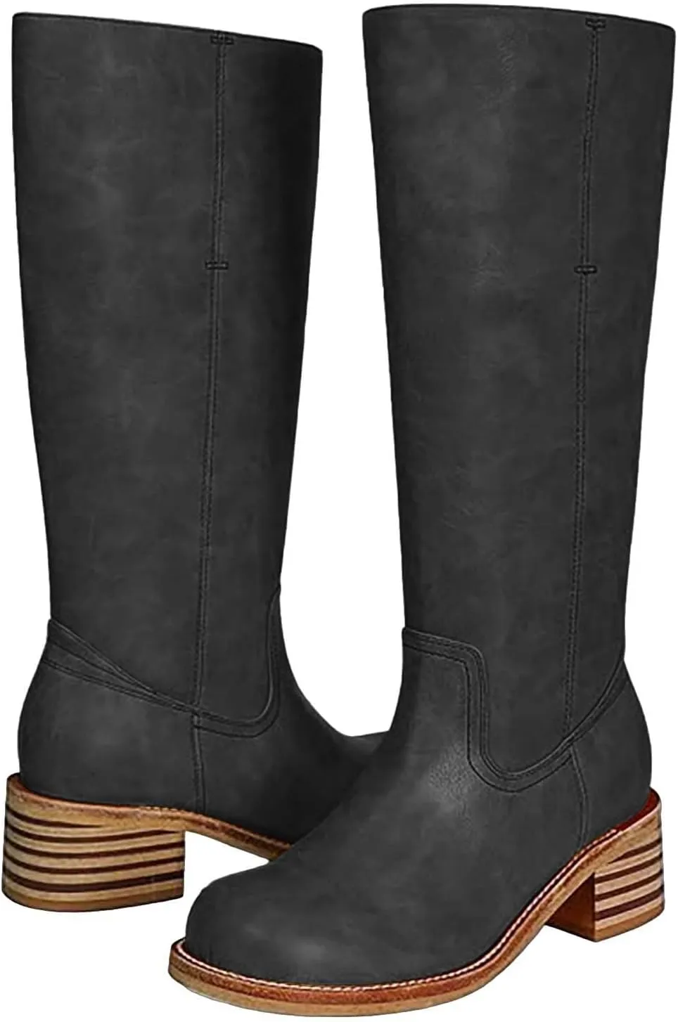 Long Boots for Women Wide Calf over Knee High Boots High Heeled Long Boots Womens Boots Size 5 Wide Calf