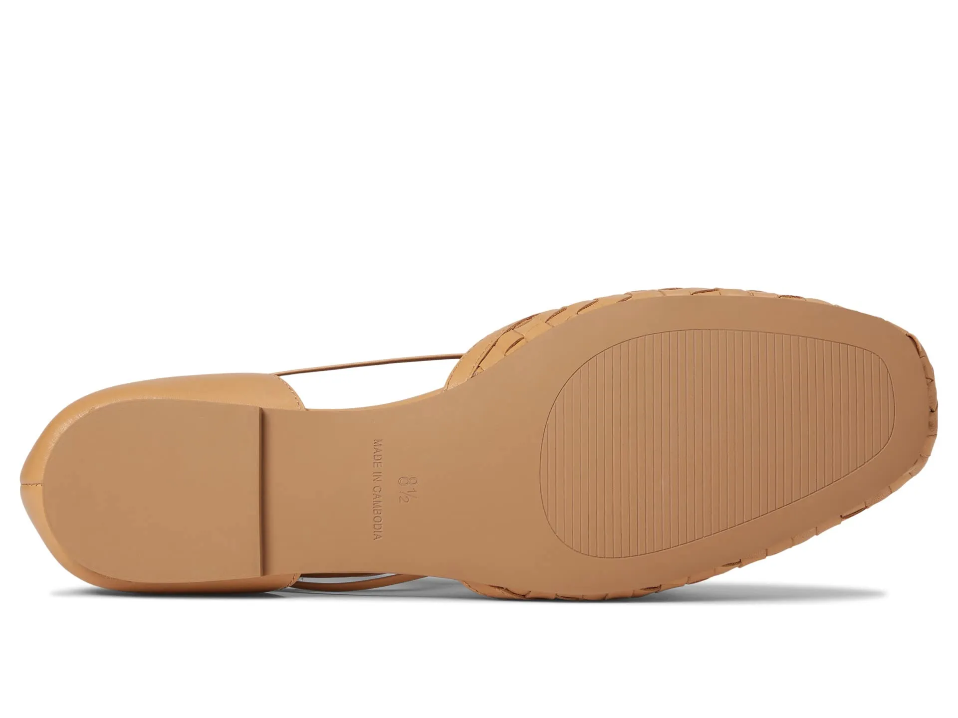 Madewell Shoes, The Celina Lace-Up Flat in Woven Leather