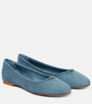 Marcie Chloé leather ballerinas, blue