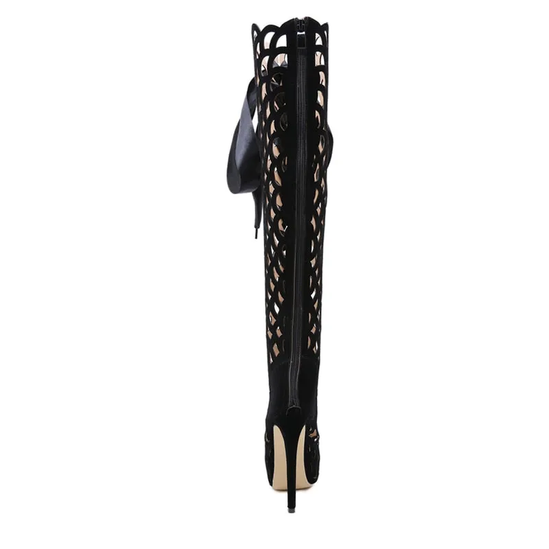 Over The Knee Gladiator Boots