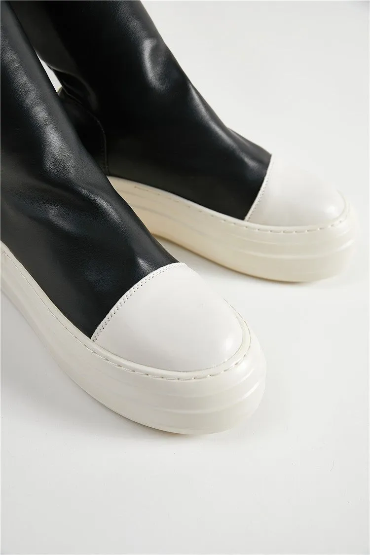 Pre Order:  Over-the-Knee Sneaker Boots