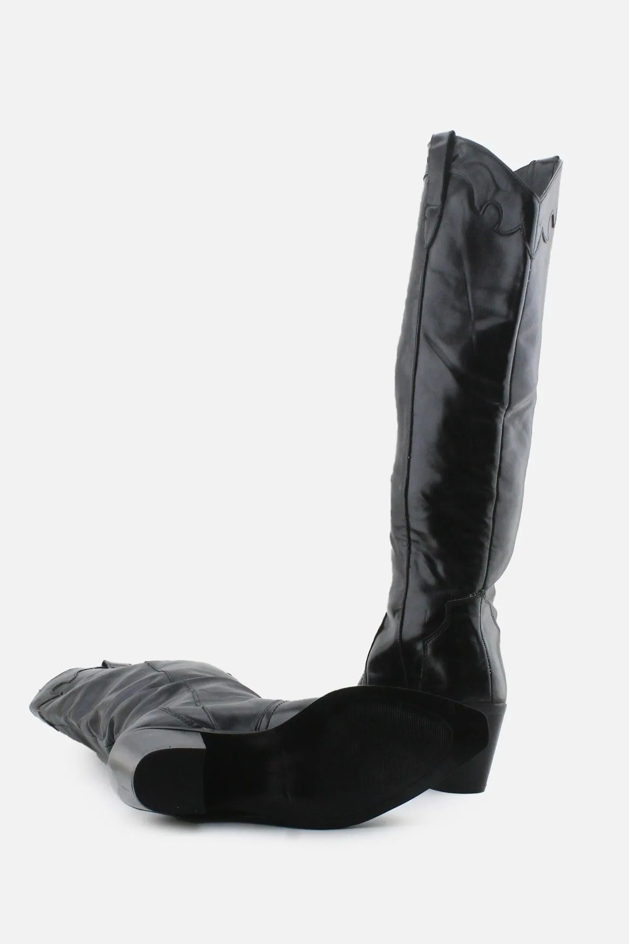 Stradivarius Block Cowboy Boots | 100% Authentic Leather