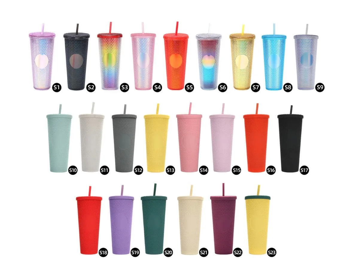 Studded Double walled 24oz tumbler In-Stock
