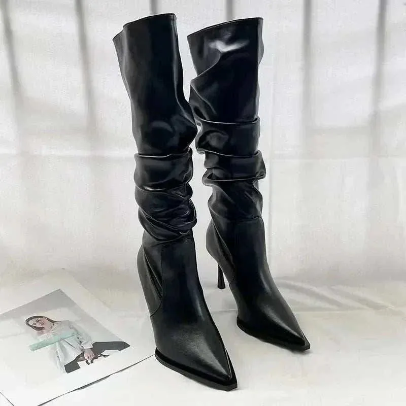 Thigh High Boots for Women - Elegant winter Knee High & Stiletto Boots