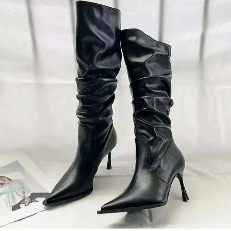 Thigh High Boots for Women - Elegant winter Knee High & Stiletto Boots