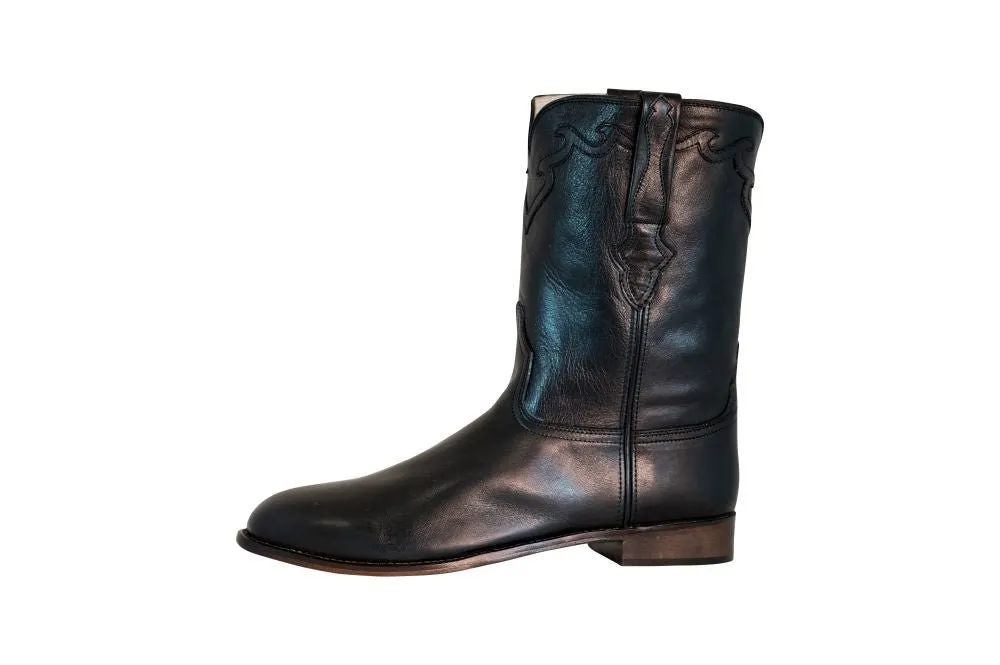 TuffRider Men's El Paso Leather Embroidered Round Toe Western Boots