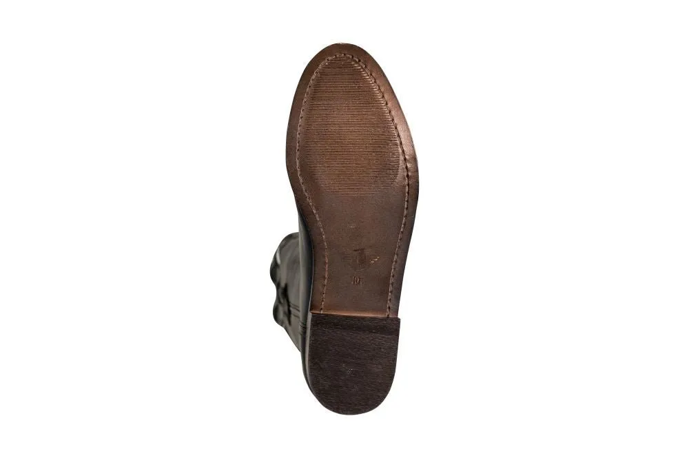 TuffRider Men's El Paso Leather Embroidered Round Toe Western Boots