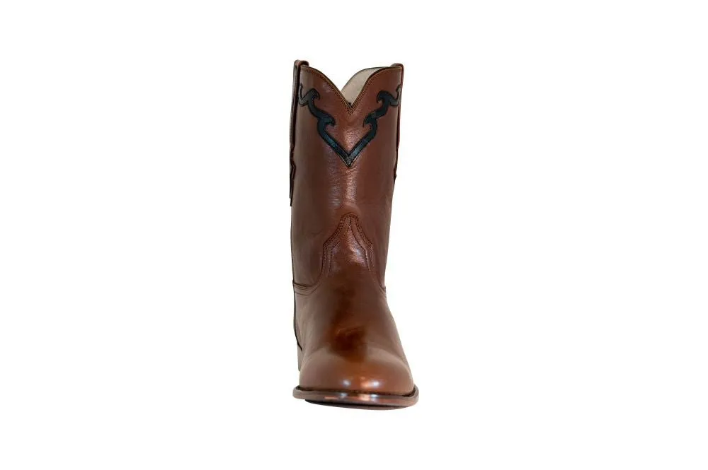 TuffRider Men's El Paso Leather Embroidered Round Toe Western Boots