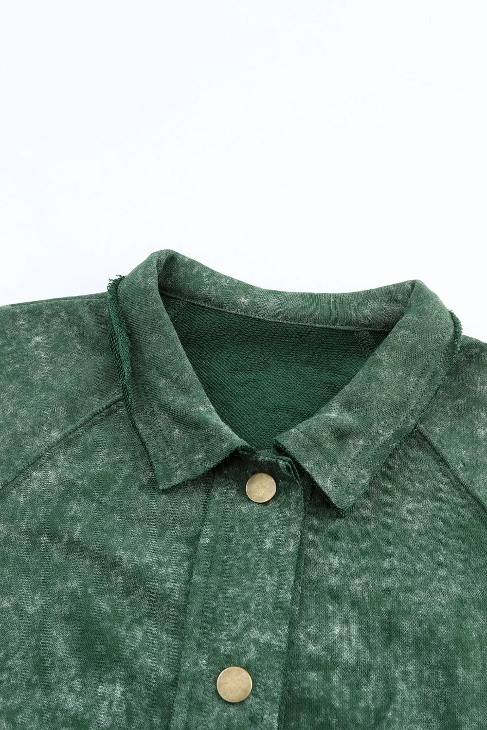 Wholesale Khaki Snap Button Casual Jacket with Flap Pockets