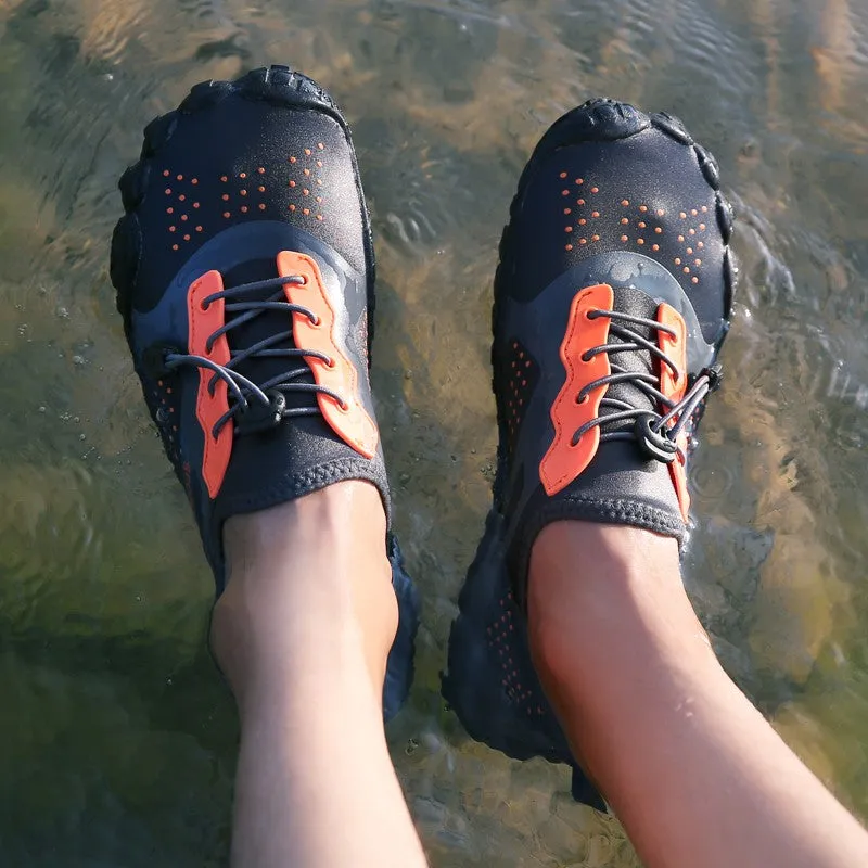 Women's breathable waterproof flat beach outdoor flat shoes
